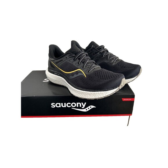 Saucony Men\'s Hurricane 23 Running Shoe Black/Gold Size US 9 New in Box main image 4